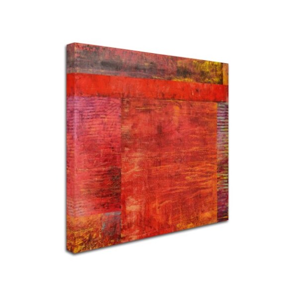 Michelle Calkins 'Essence Of Red 2' Canvas Art,18x18